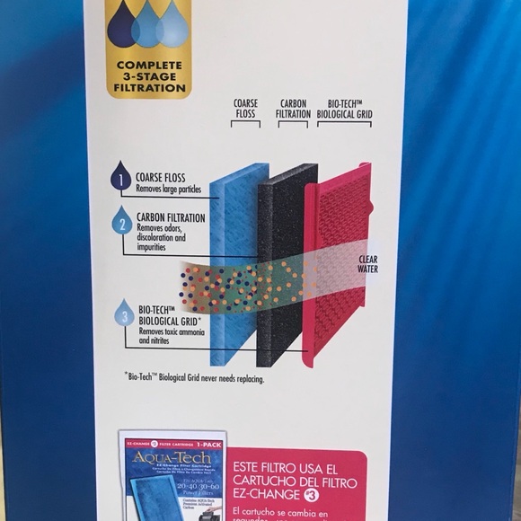 AQUATECH ultra quiet filter for 30-60 gallons. - Picture 2 of 3